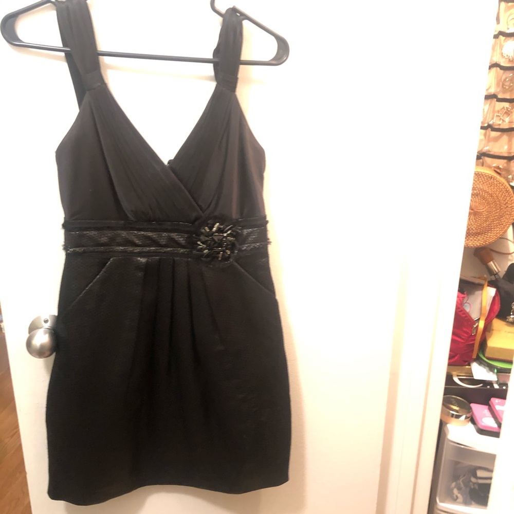 Black BCBG Maxazria cocktail dress